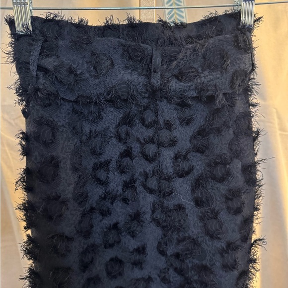 H&M Textured Cropped High Waisted Pants Size 6 - Picture 6 of 7